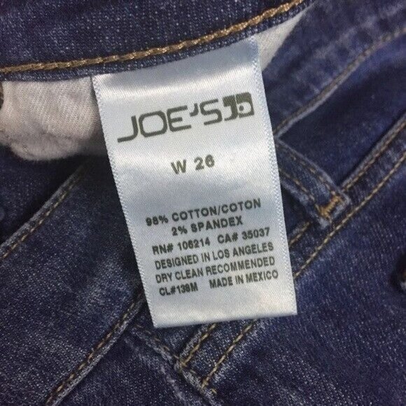 Joe’s Jeans Clean Cuffed Midrise Crop in Kitty Medium Wash Rolled Cropped 26 - Picture 4 of 7